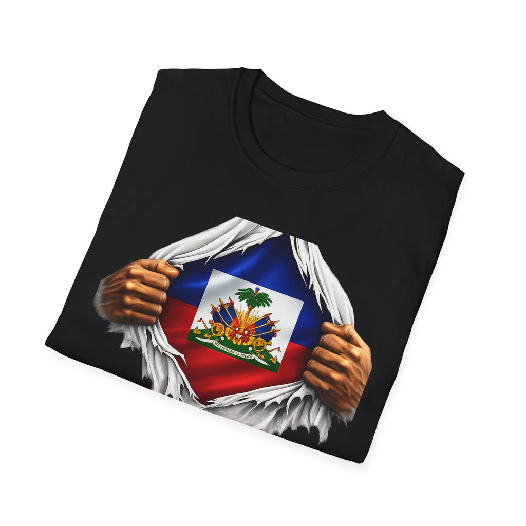 Haitian Pride RIP Chest T-Shirt