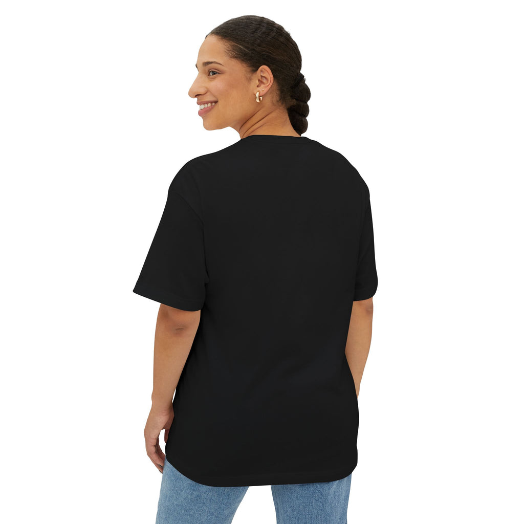 Untold Stamp Graphic Tee — Oversized Boxy Unisex T-Shirt
