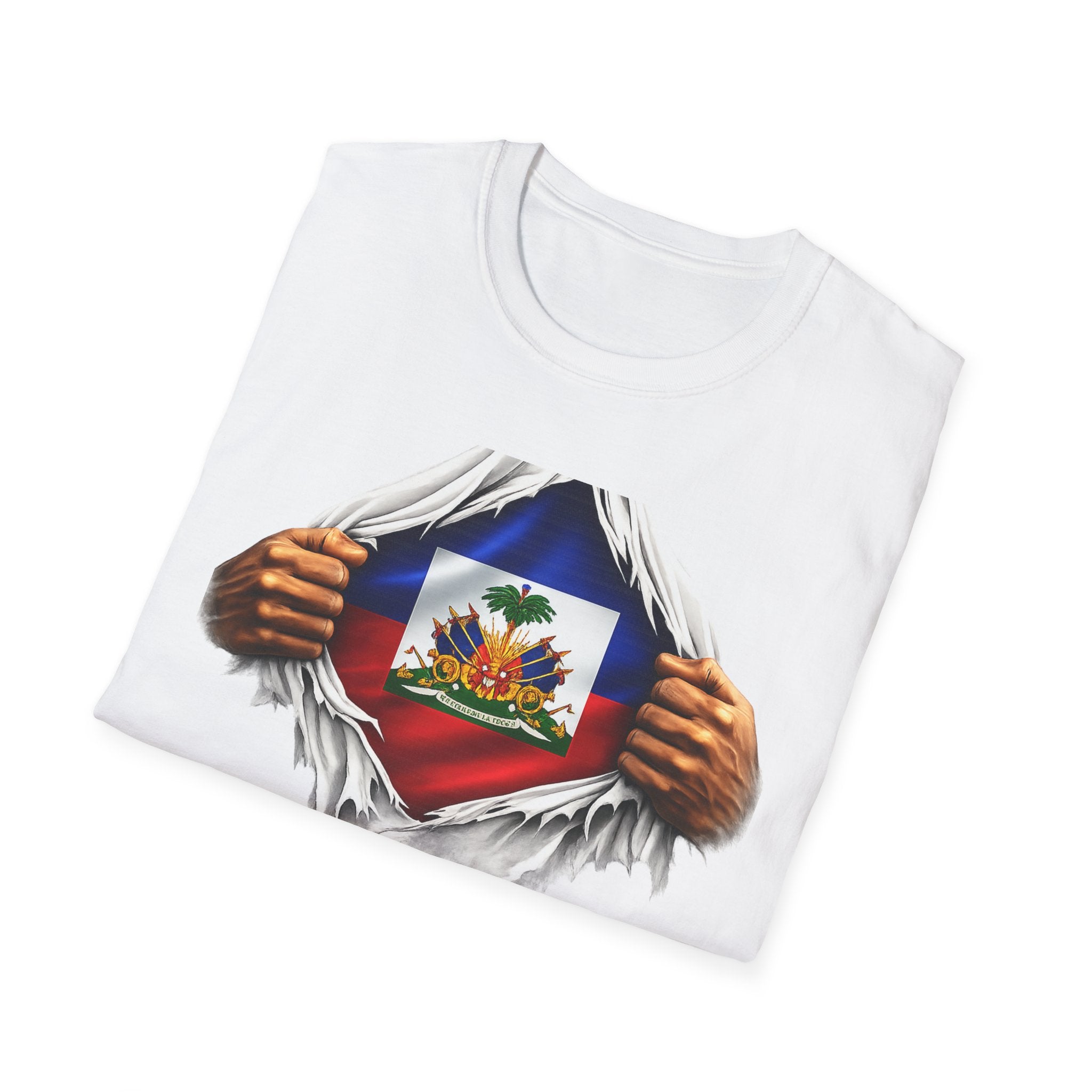 Haitian Pride RIP Chest T-Shirt