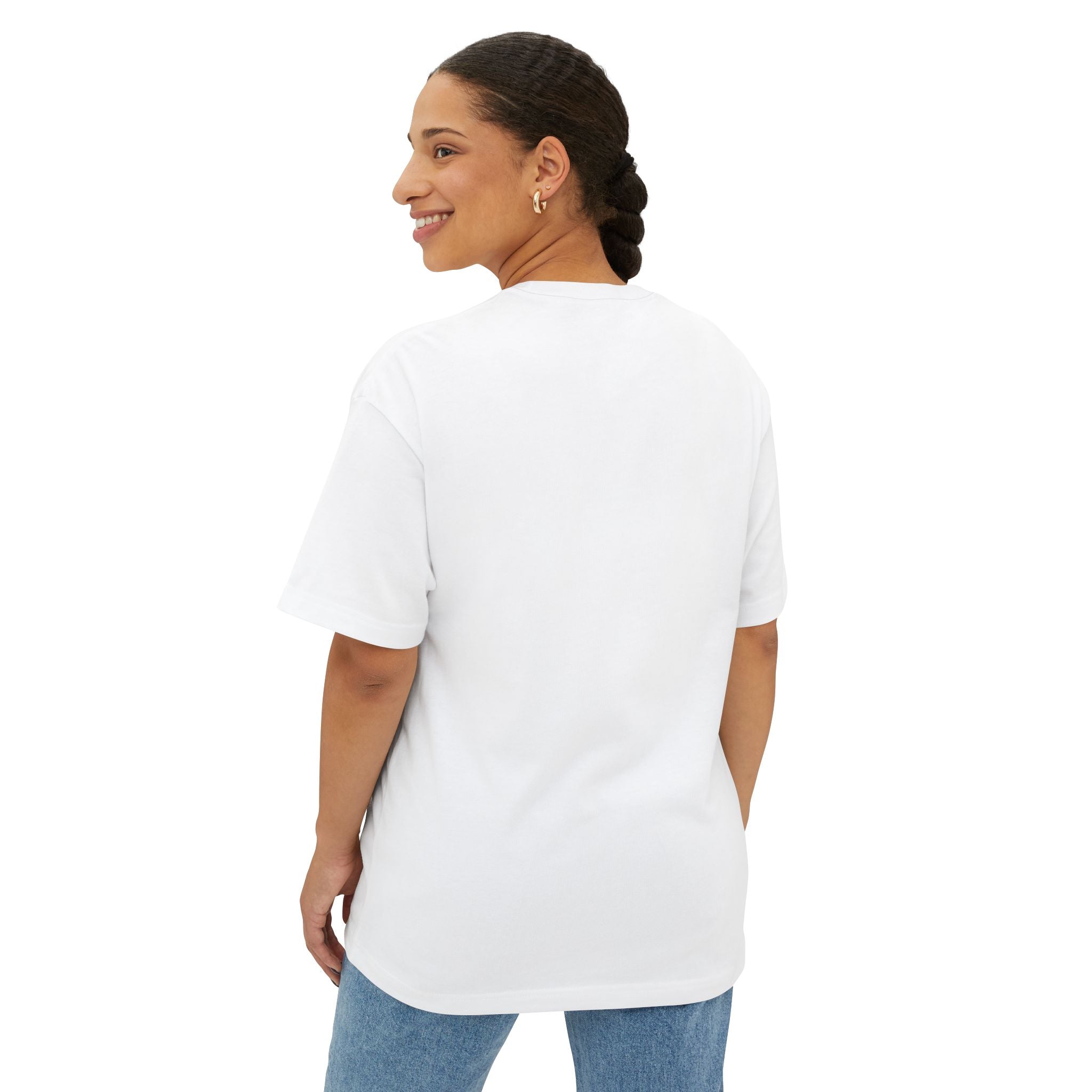 Untold Stamp Graphic Tee — Oversized Boxy Unisex T-Shirt