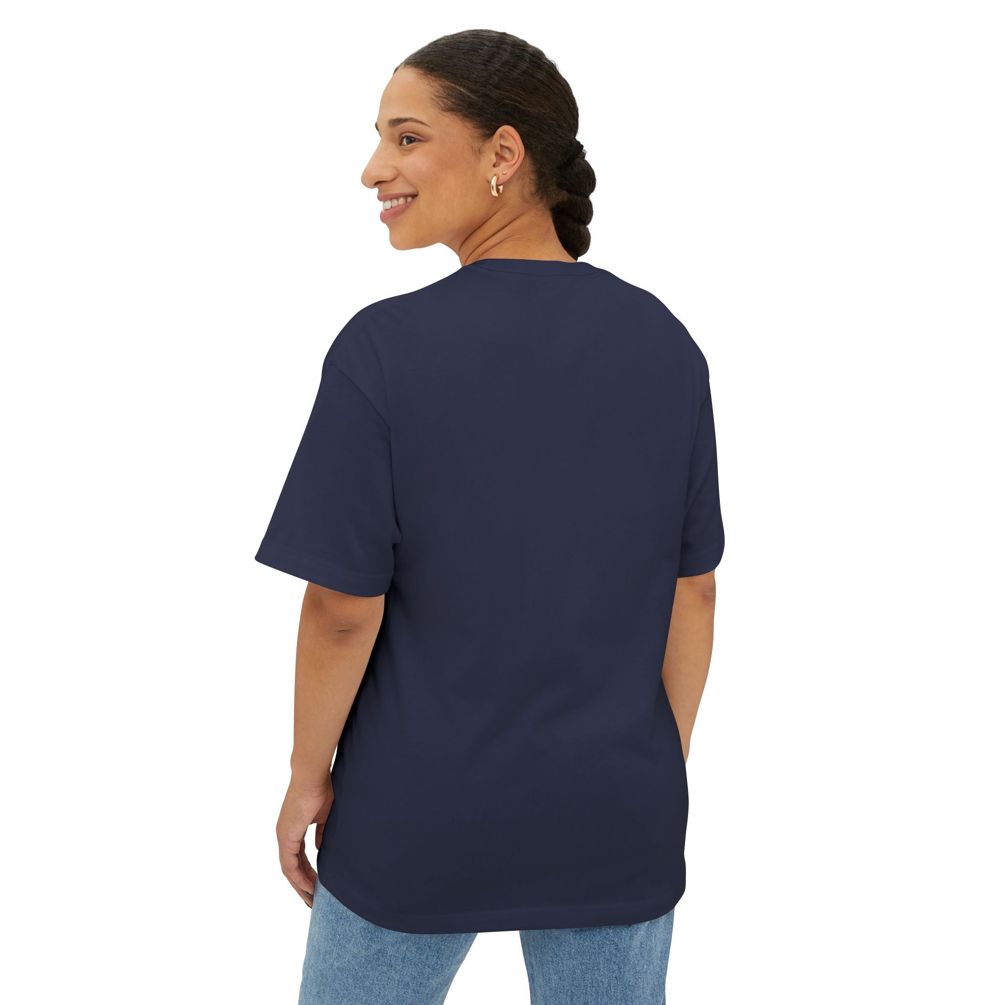 Untold Stamp Graphic Tee — Oversized Boxy Unisex T-Shirt