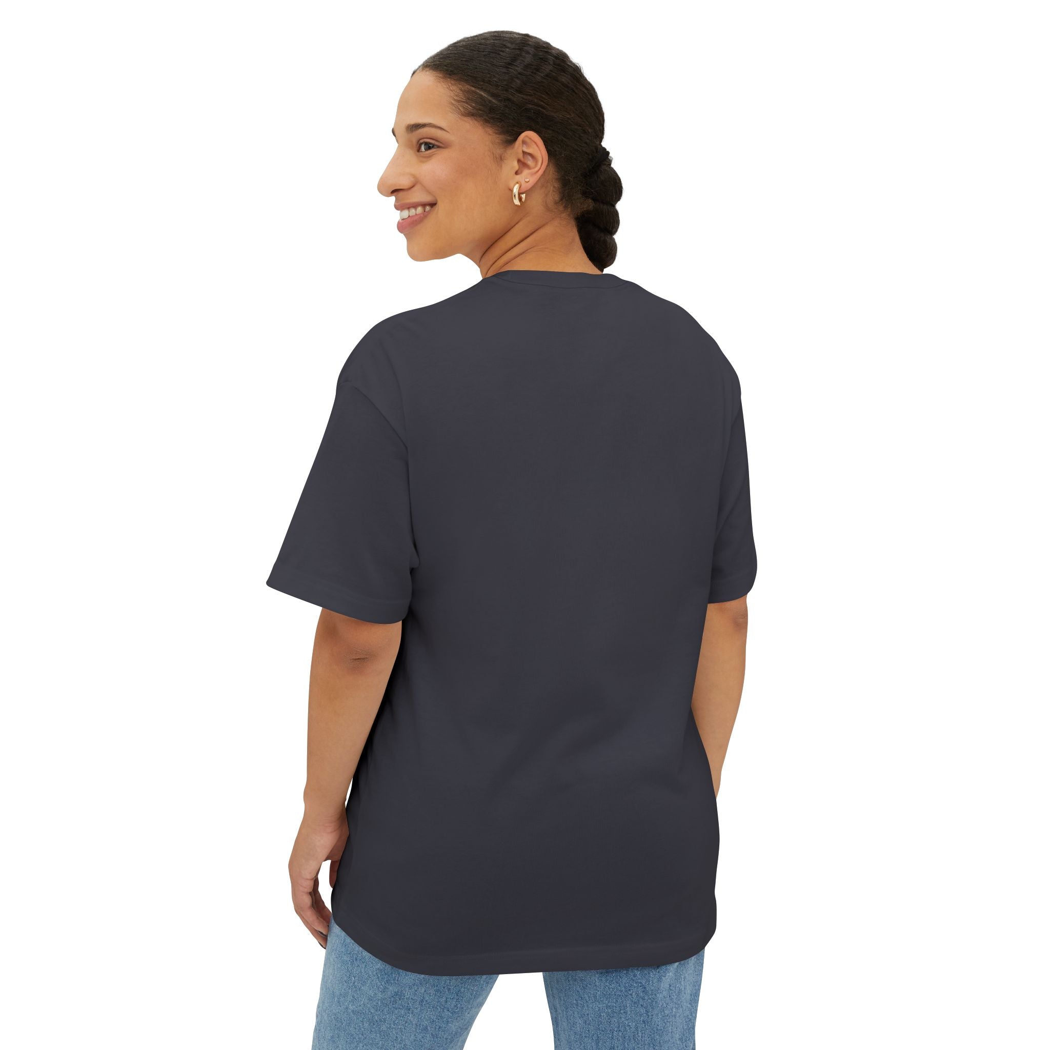Untold Stamp Graphic Tee — Oversized Boxy Unisex T-Shirt