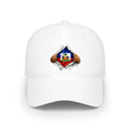 Haiti Distressed Flag Low Profile Baseball Cap — Ripped Chest Trucker Hat