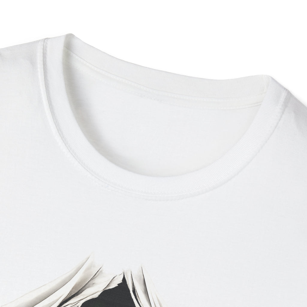 Jamaica Flag Rip Tee — Ripped Chest Reveal Jamaican Pride T-Shirt